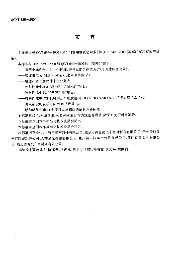 QC/T 639-2004 标准预览