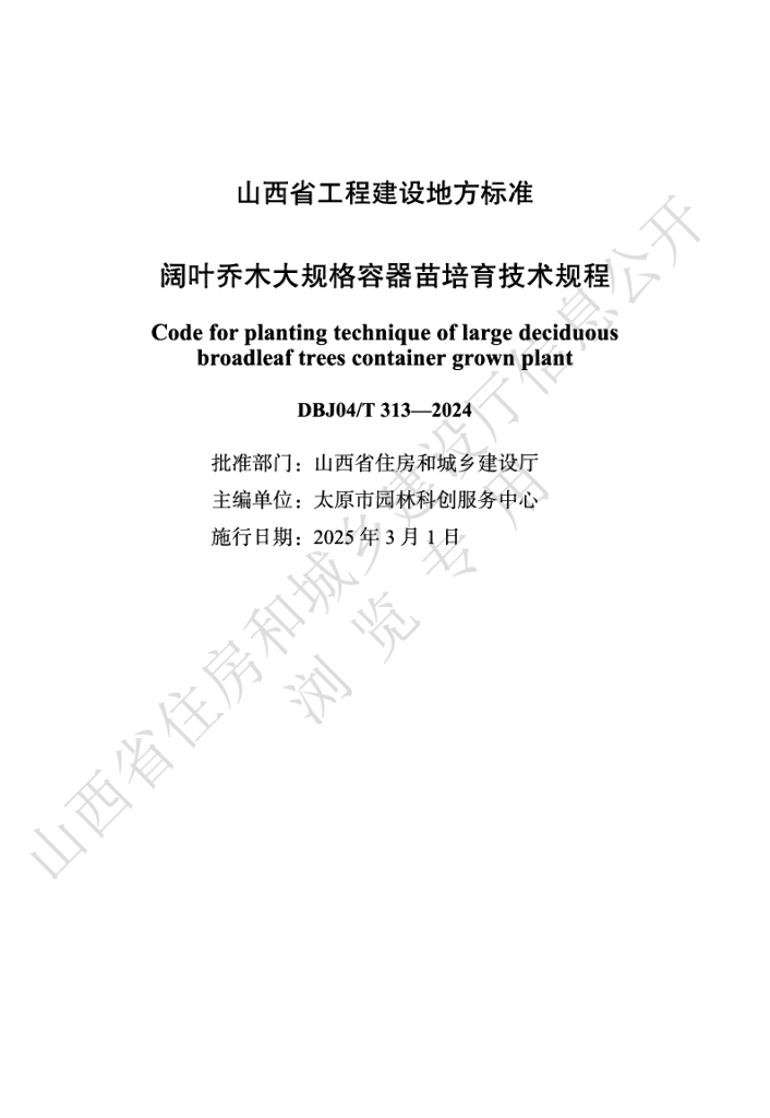 DBJ04/T 313-2024 标准预览