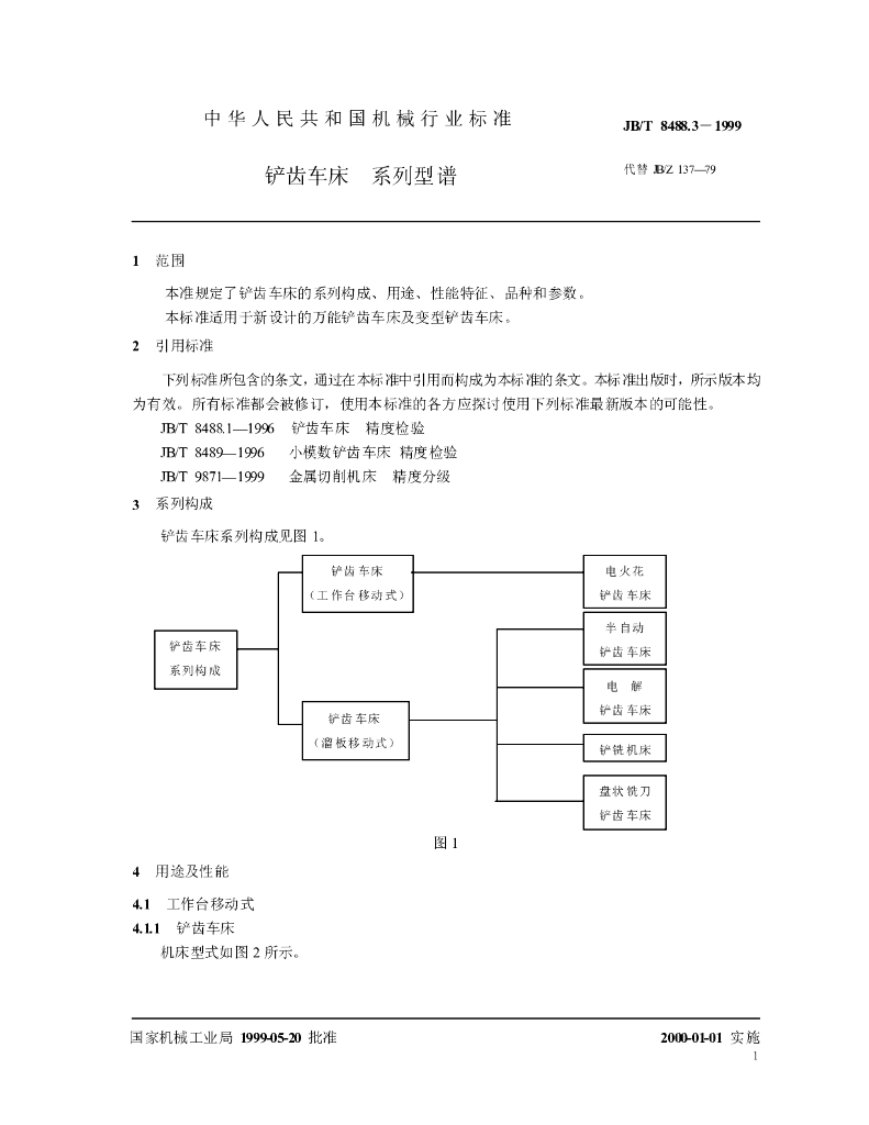 JB/T 8488.3-1999 标准预览