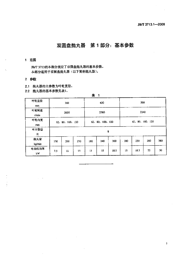 JB/T 3713.1-2008 标准预览