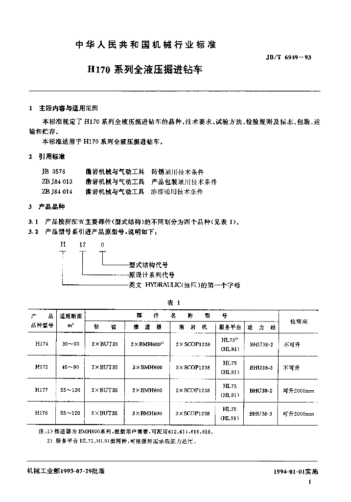 JB/T 6949-1993 标准预览
