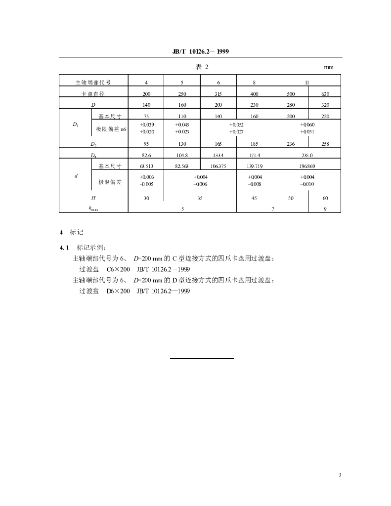 JB/T 10126.2-1999 标准预览