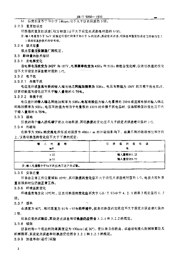 JB/T 9250-1999 标准预览