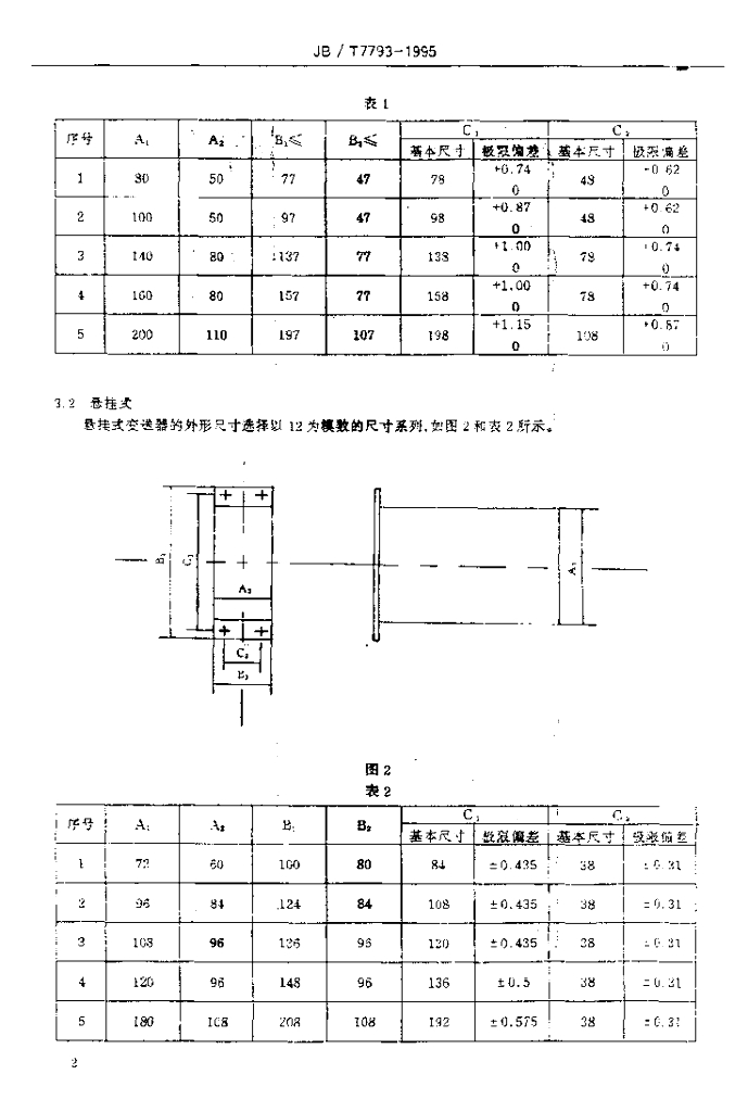 JB/T 7793-1995 标准预览