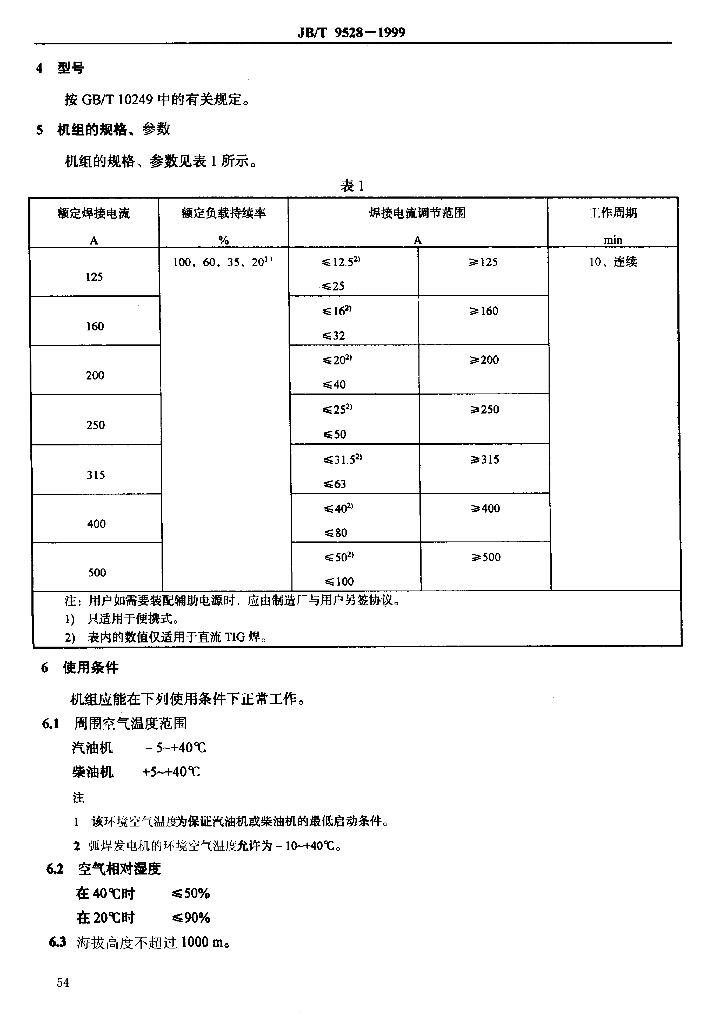JB/T 9528-1999 标准预览