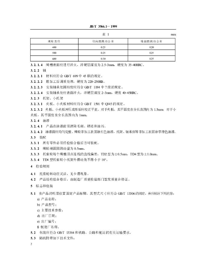 JB/T 3566.1-1999 标准预览