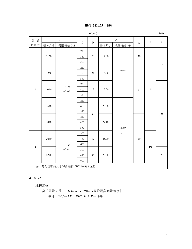 JB/T 3411.75-1999 标准预览