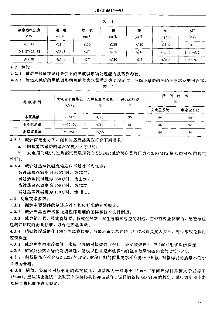 JB/T 6510-1992 标准预览