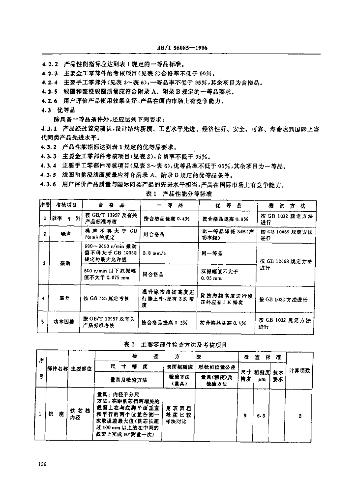 JB/T 56085-1996 标准预览