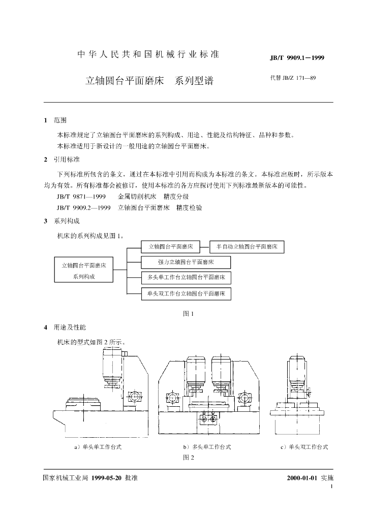 JB/T 9909.1-1999 标准预览