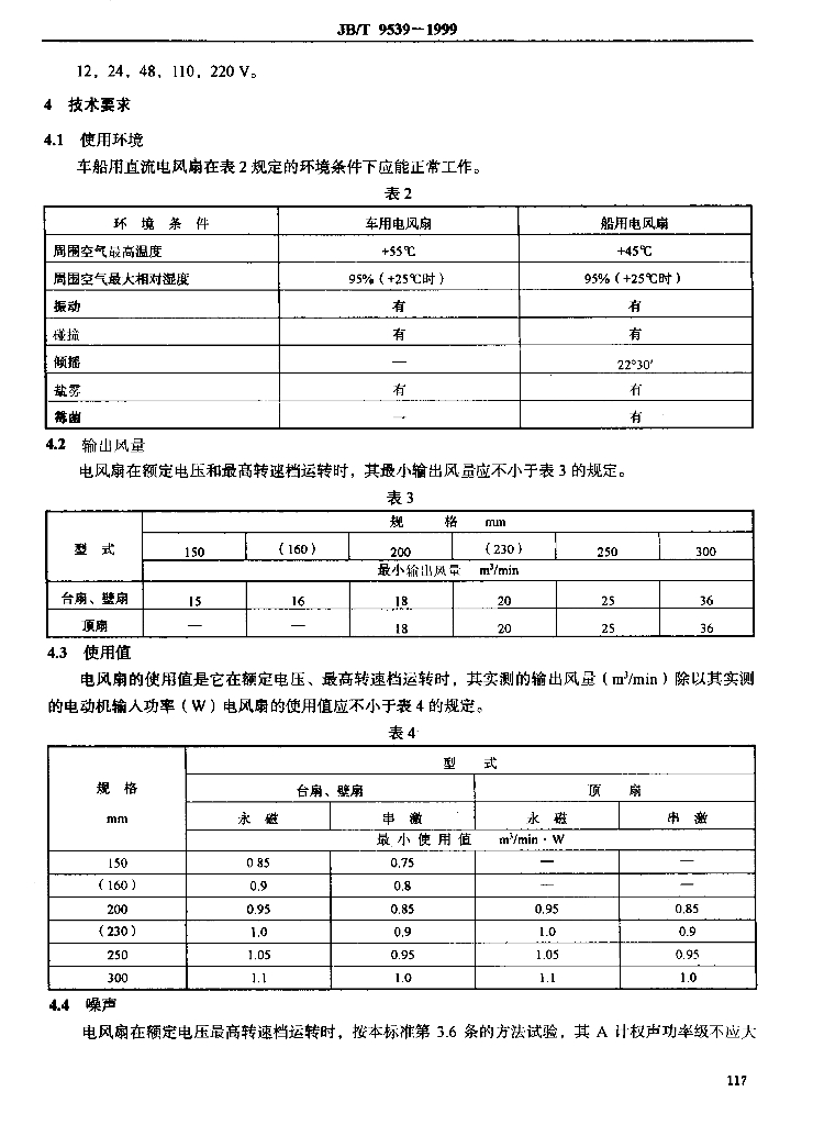 JB/T 9539-1999 标准预览