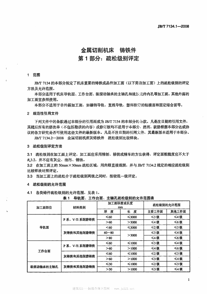 JB/T 7134.1-2008 标准预览