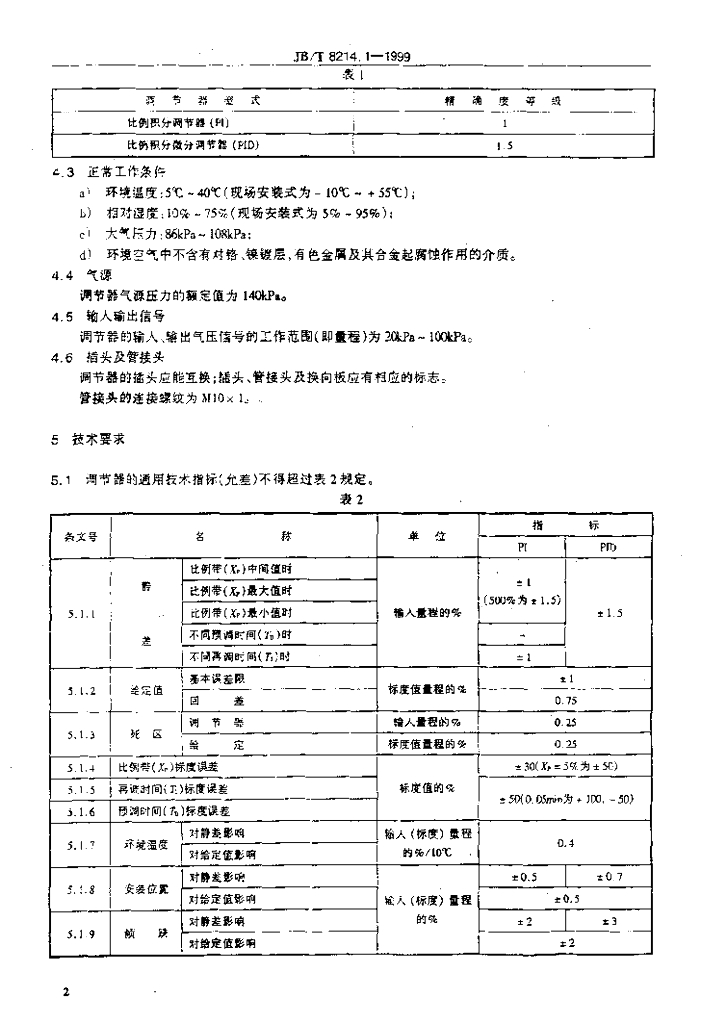 JB/T 8214.1-1999 标准预览
