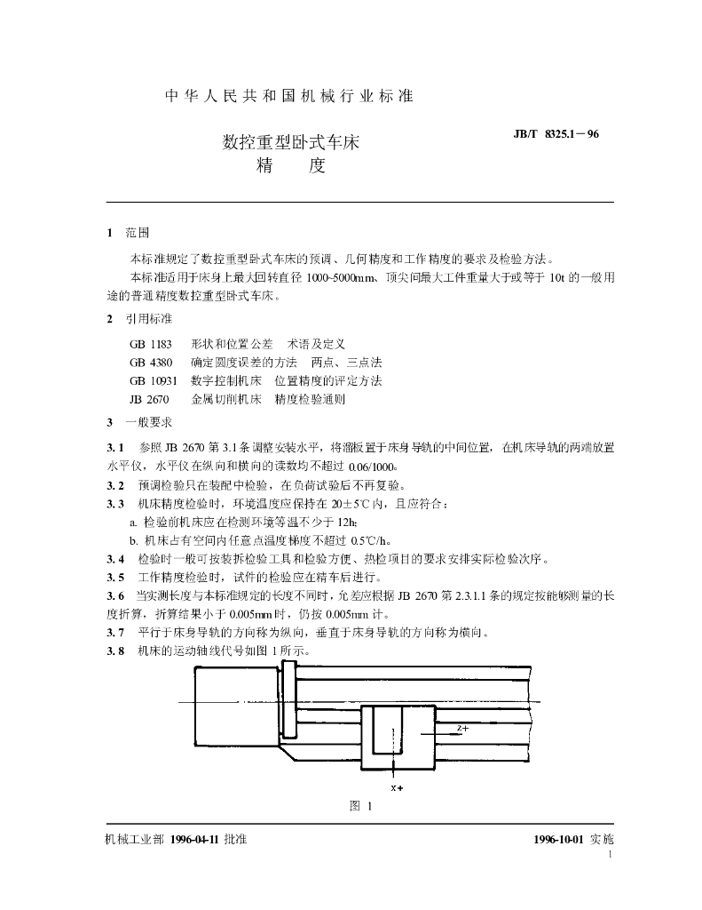 JB/T 8325.1-1996 标准预览