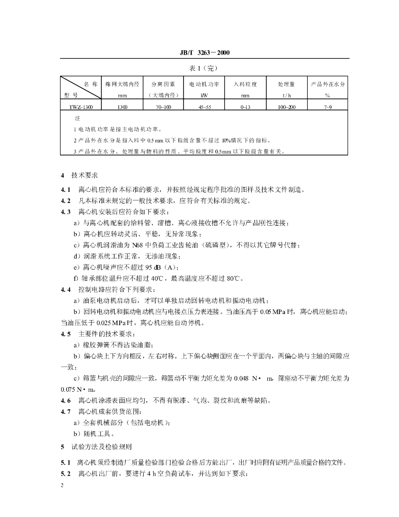 JB/T 3263-2000 标准预览