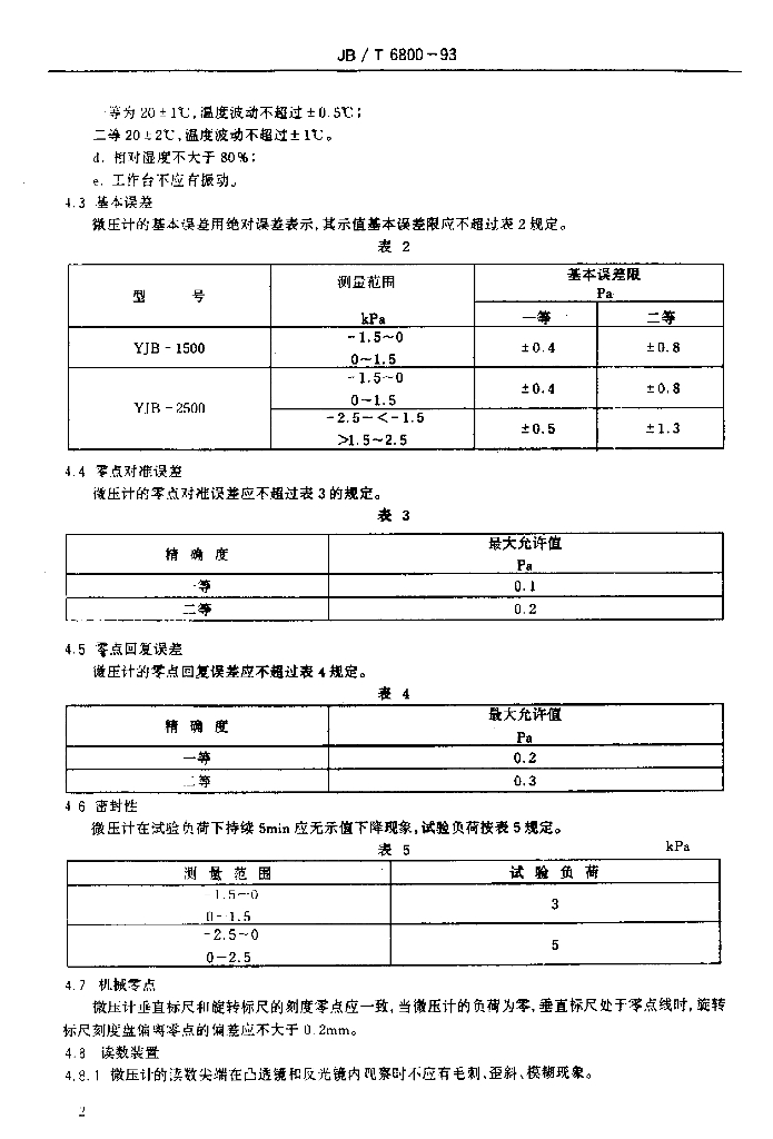JB/T 6800-1993 标准预览