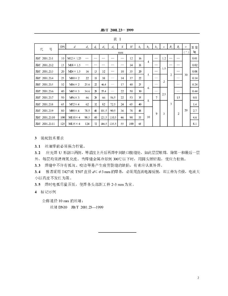 JB/T 2001.23-1999 标准预览