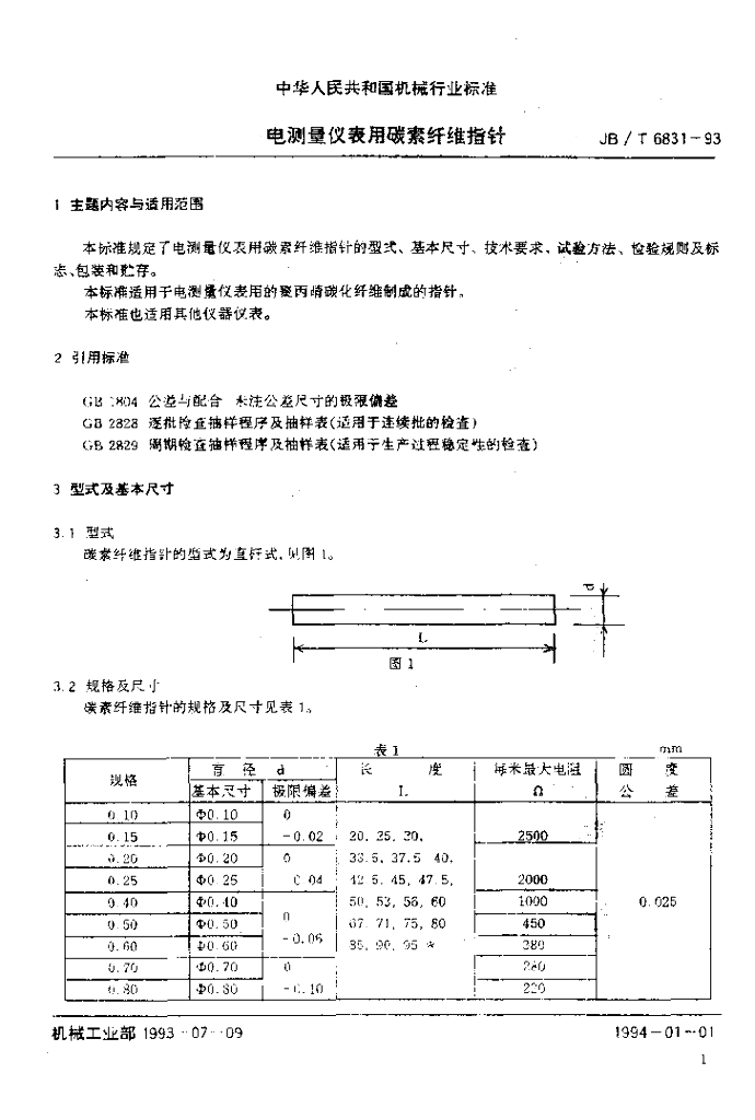 JB/T 6831-1993 标准预览