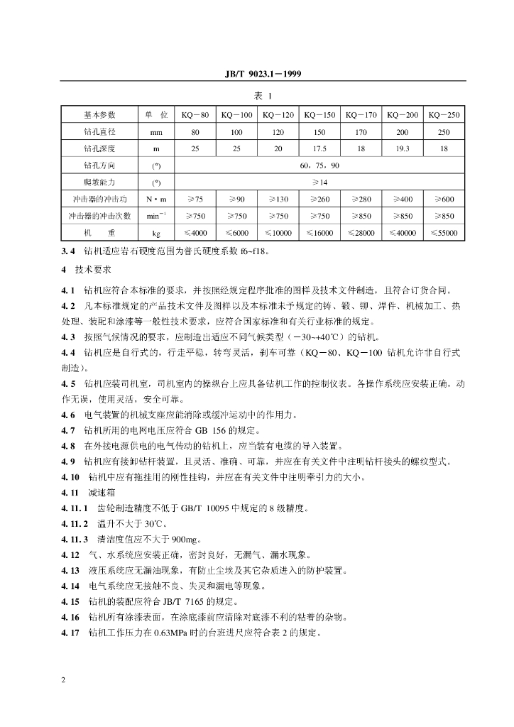 JB/T 9023.1-1999 标准预览