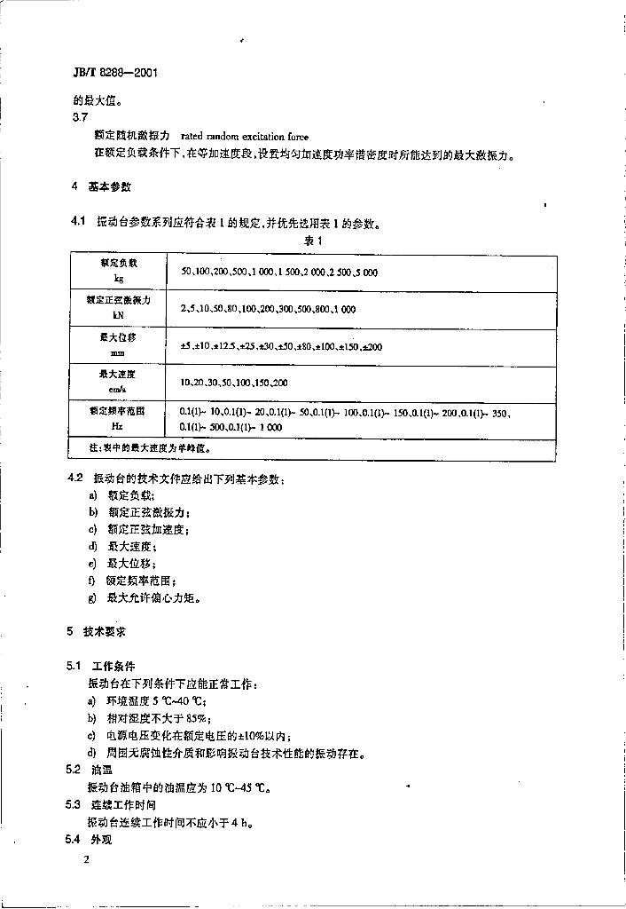 JB/T 8288-2001 标准预览