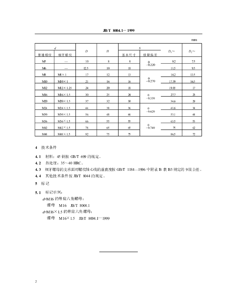 JB/T 8004.1-1999 标准预览