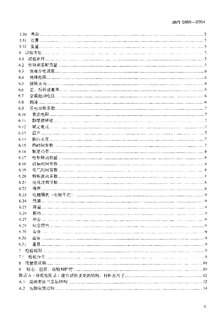 JB/T 5866-2004 标准预览