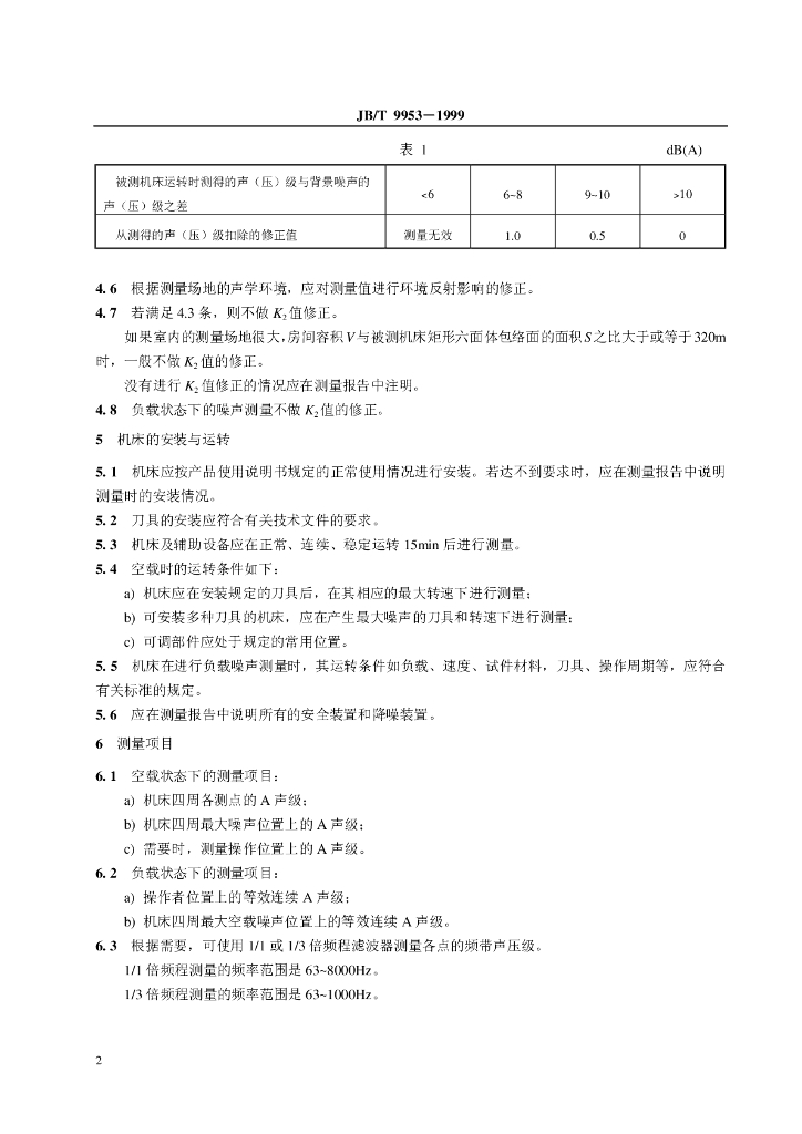 JB/T 9953-1999 标准预览
