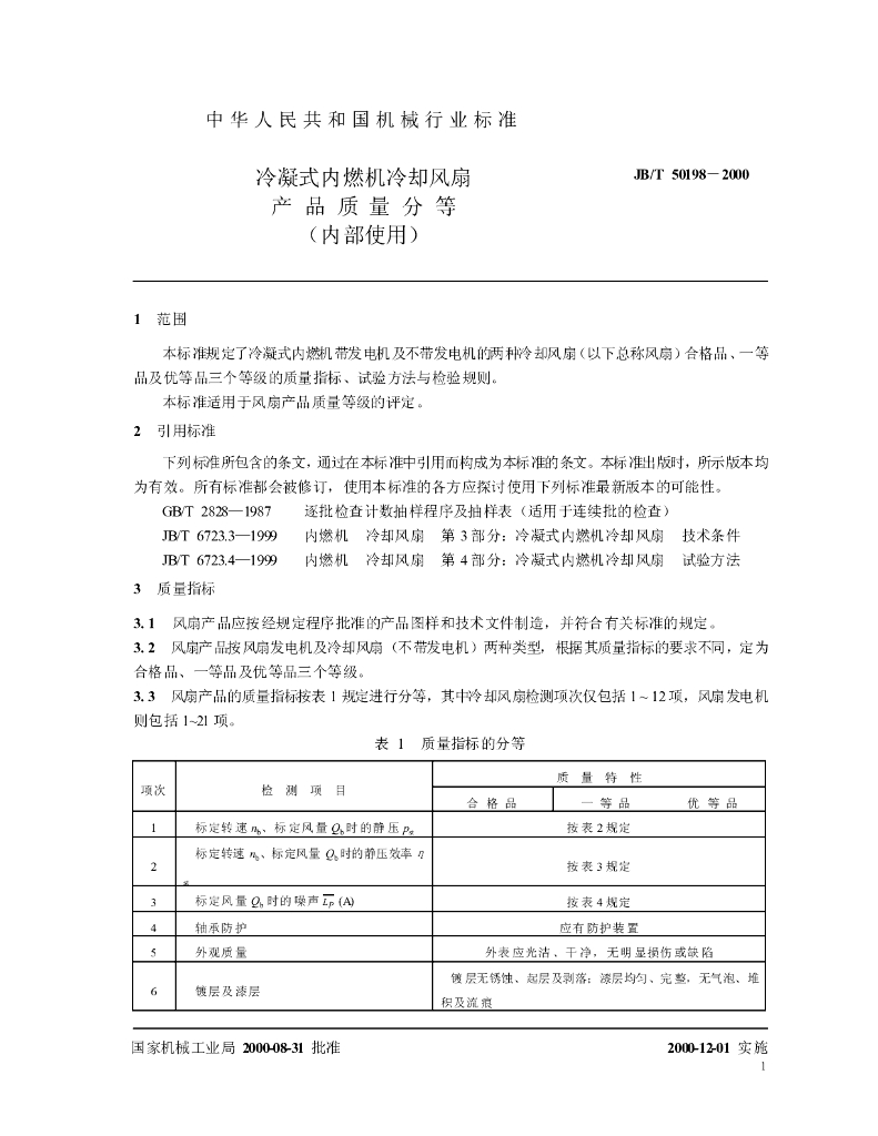JB/T 50198-2000 标准预览