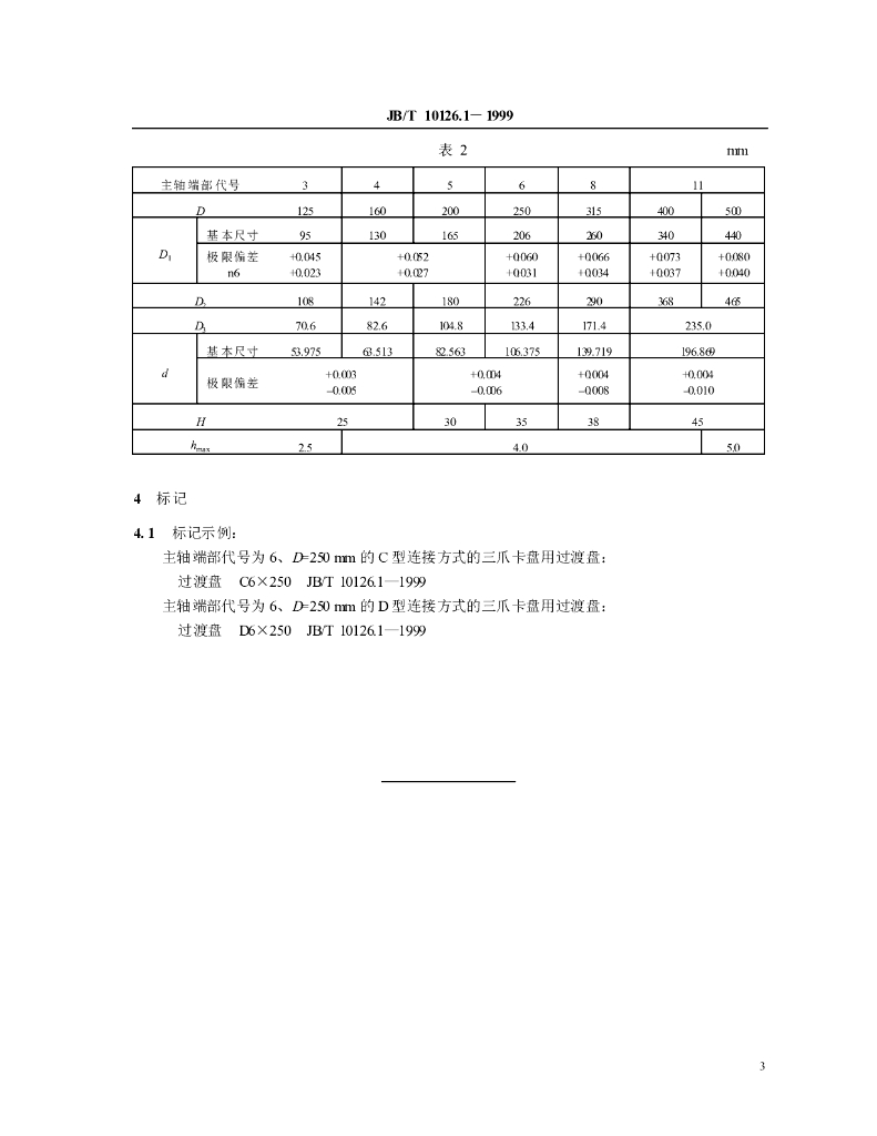 JB/T 10126.1-1999 标准预览