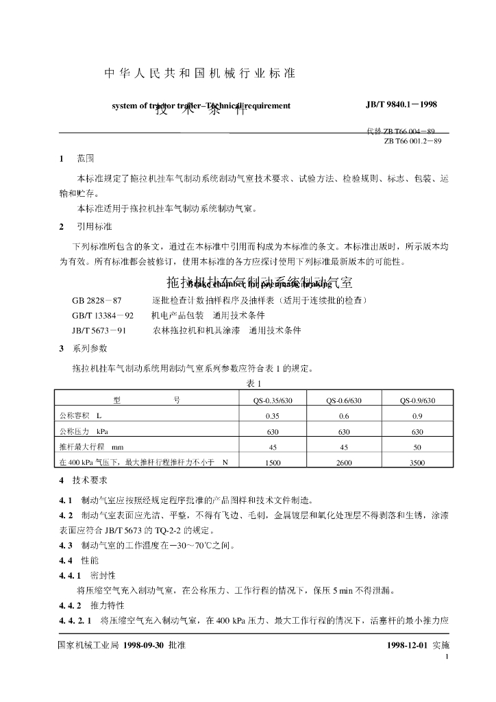 JB/T 9840.1-1998 标准预览