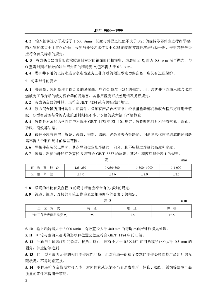 JB/T 9000-1999 标准预览