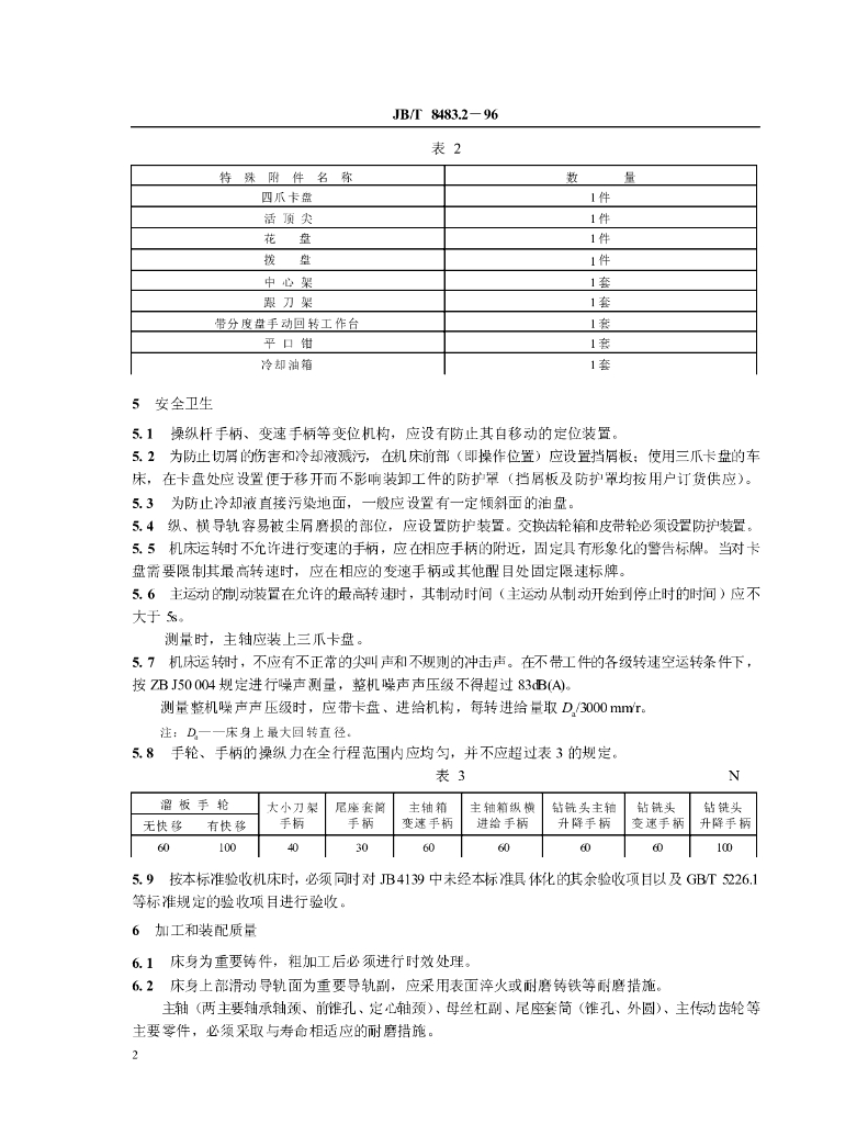 JB/T 8483.2-1996 标准预览