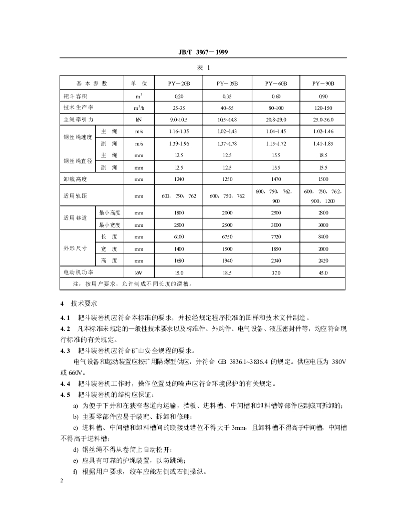 JB/T 3967-1999 标准预览