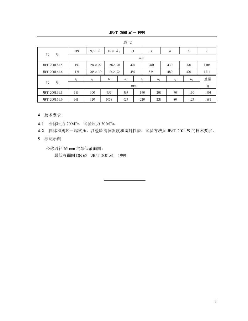 JB/T 2001.61-1999 标准预览