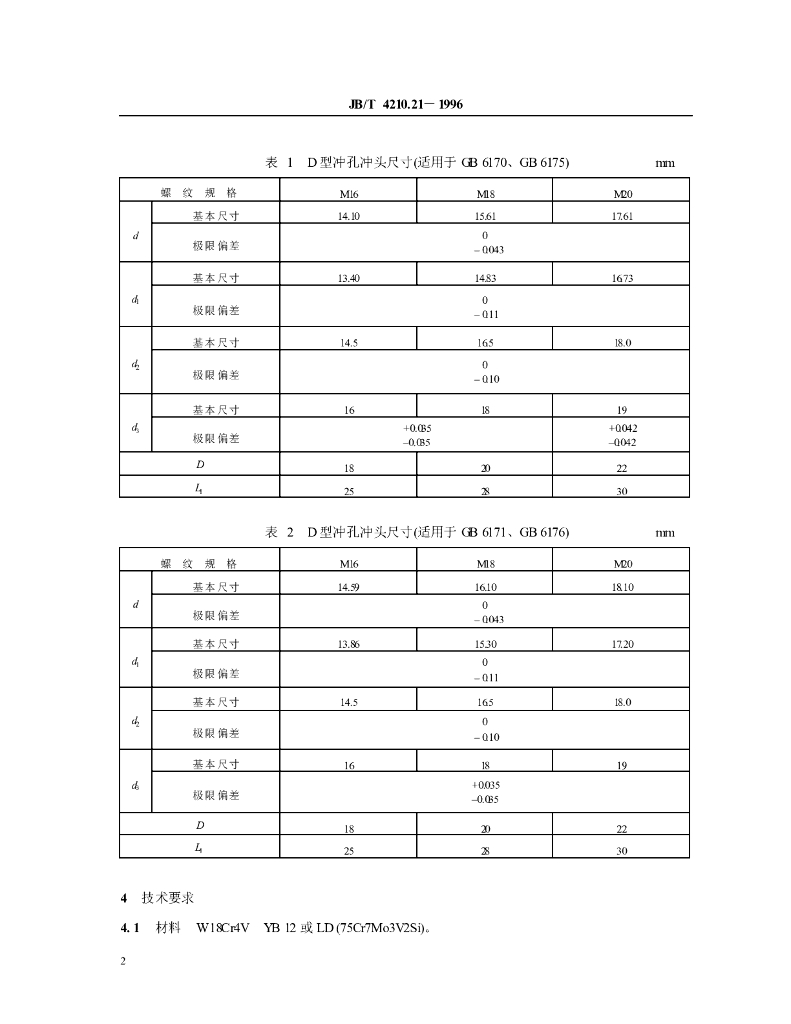 JB/T 4210.21-1996 标准预览