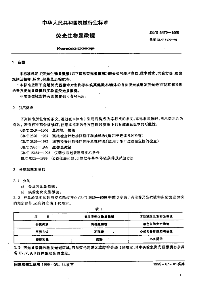 JB/T 5479-1999 标准预览