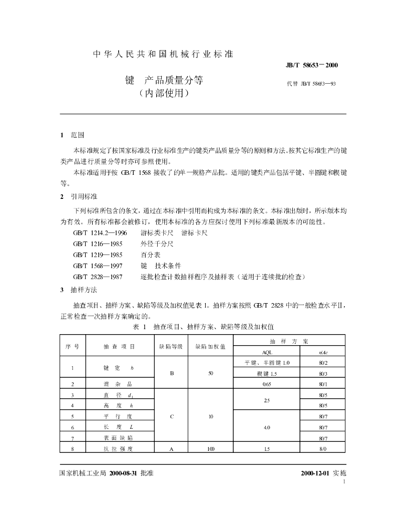 JB/T 58653-2000 标准预览