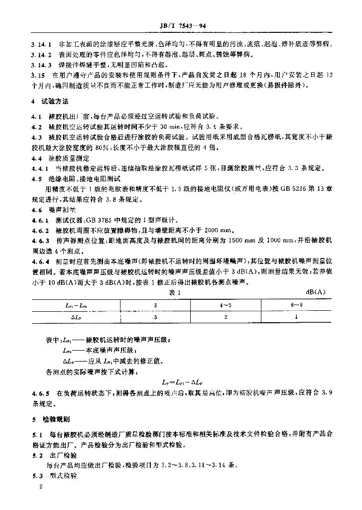 JB/T 7543-1994 标准预览