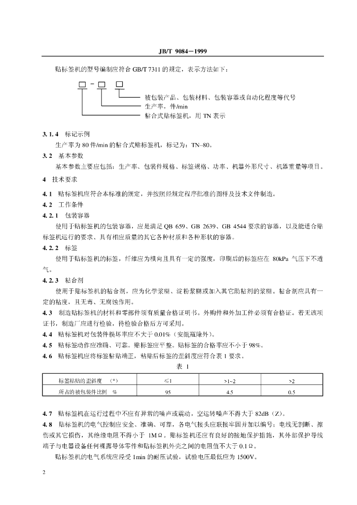 JB/T 9084-1999 标准预览