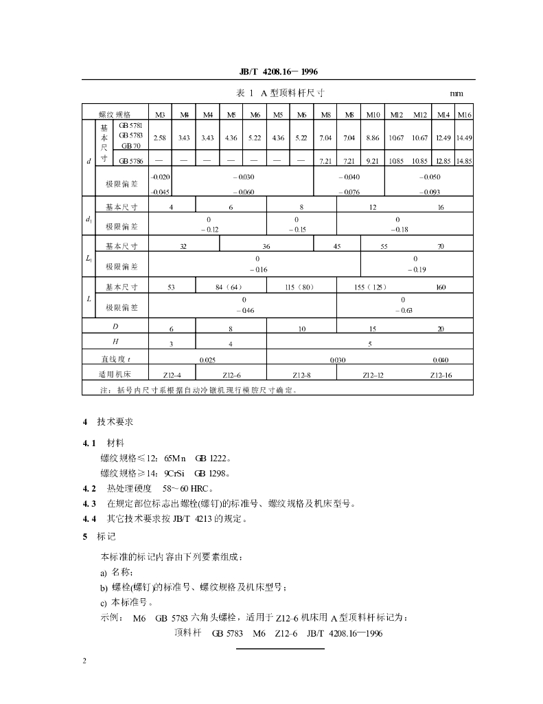 JB/T 4208.16-1996 标准预览
