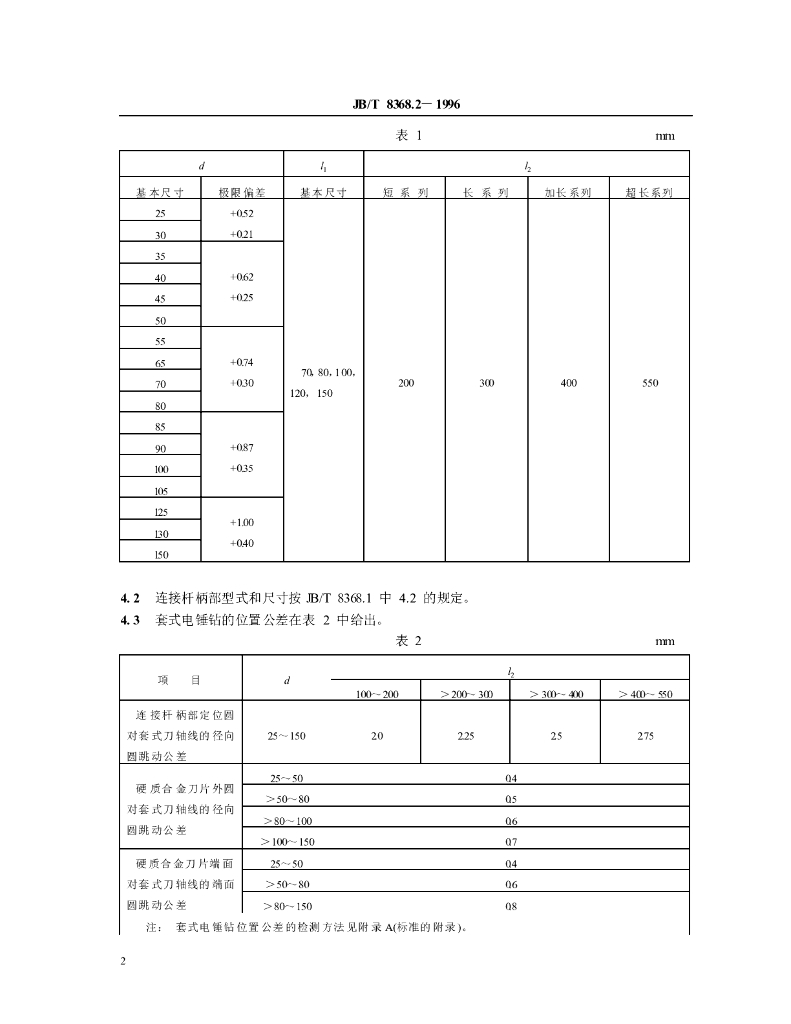 JB/T 8368.2-1996 标准预览