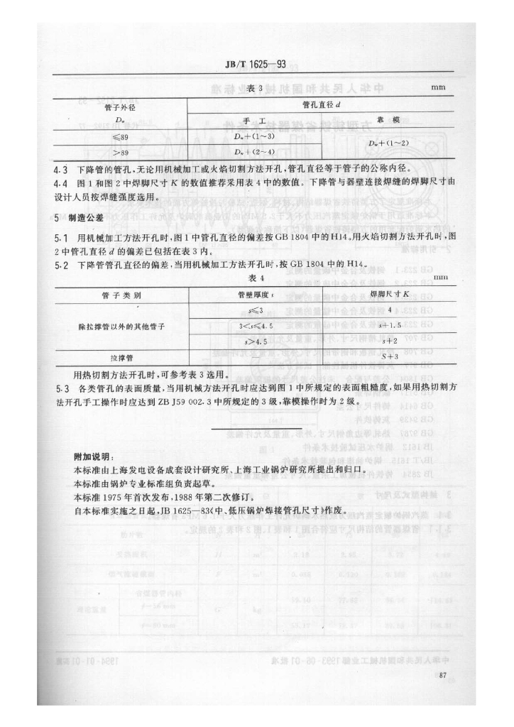 JB/T 1625-1993 标准预览