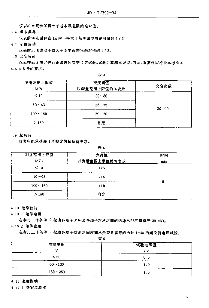 JB/T 7392-1994 标准预览