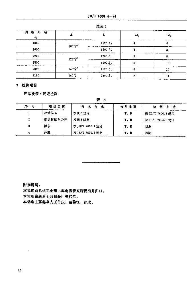 JB/T 7600.4-1994 标准预览