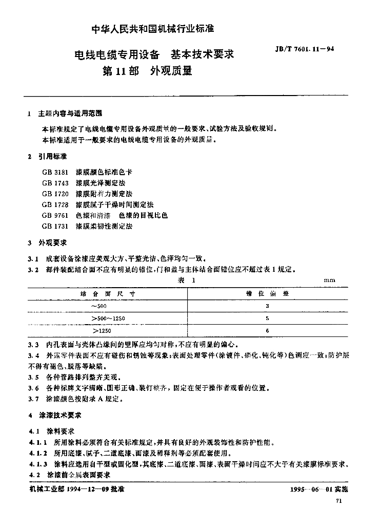 JB/T 7601.11-1994 标准预览