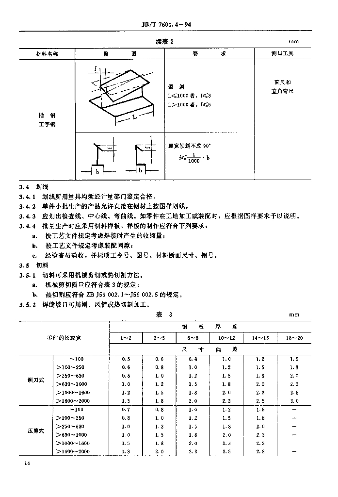 JB/T 7601.4-1994 标准预览