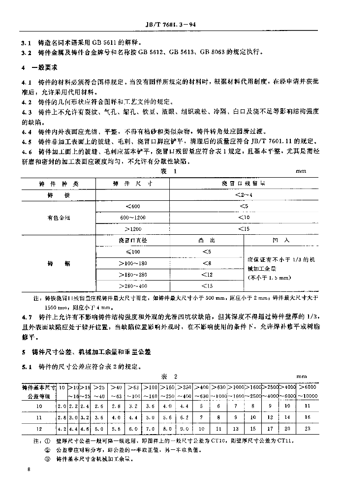 JB/T 7601.3-1994 标准预览