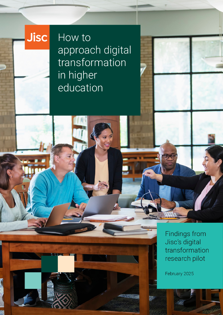 JISC：2025年如何在高等教育中进行<em>数字化转型</em>：报告和案例研究（英文版） 海报