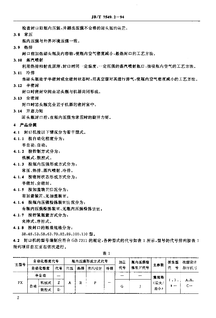 JB/T 7549.2-1994 标准预览