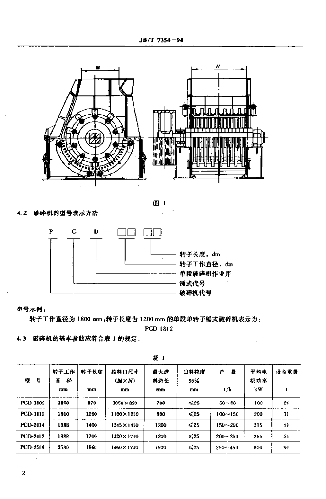 JB/T 7354-1994 标准预览